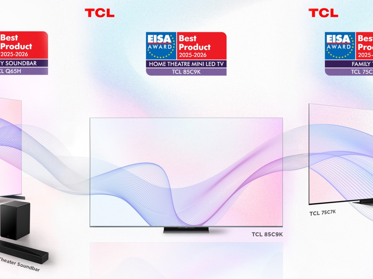 TCL Dominates with Five EISA Awards, Redefining Excellence in Large-Screen & QD-Mini LED&nbsp;Tech